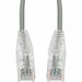 AddOn 14ft Gray CAT 6A Slim PVC Ethernet Cable Snagless Clear-Claw RJ-45 M/M - 14 ft Category 6a Network Cable for Network Device - First End: 1 x RJ-45 Network - Male - Second End: 1 x RJ-45 Network - Male - Patch Cable - CM - 28 AWG - Gray - 1.0