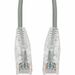 AddOn 16ft Gray CAT 6 Slim PVC Ethernet Cable Snagless Clear-Claw RJ-45 M/M - 16 ft Category 6 Network Cable for Network Device - First End: RJ-45 - Male - Second End: RJ-45 - Male - Patch Cable - CM - 28 AWG - Gray - 1 Piece