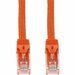 AddOn 50ft Orange CAT 6A PVC Ethernet Cable Snagless Easy Boot RJ-45 M/M - 50 ft Category 6a Network Cable for Network Device - First End: 1 x RJ-45 Network - Male - Second End: 1 x RJ-45 Network - Male - Patch Cable - CM - 24 AWG - Orange - 1.0