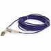AddOn Fiber Optic Duplex Patch Network Cable - 9.84 ft Fiber Optic Network Cable for Network Device - First End: 2 x LC Network - Male - Second End: 2 x LC Network - Male - 10 Gbit/s - Patch Cable - OFNP, Plenum - 50/125 µm - Purple - 1