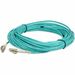 AddOn Fiber Optic Duplex Patch Network Cable - 42.65 ft Fiber Optic Network Cable for Network Device - First End: 2 x LC Network - Male - Second End: 2 x LC Network - Male - Patch Cable - Plenum - 50/125 µm - Aqua - 1.0 - TAA Compliant
