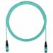 PanNet Interconnect Fiber Optic Network Cable - 3.28 ft Fiber Optic Network Cable for Network Device - First End: 1 x MPO-8 Network - Female - Second End: 1 x MPO-8 Network - Female - 400 Gbit/s - Plenum, OFNP - Aqua