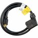 Panduit UPDU to L15-30P 30A, CORD SET, 3M (10FT) - For PDU - 208 V AC / 30 A - Black - 9.84 ft Cord Length - NEMA L15-30P / Universal Connector - 1