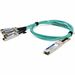 AddOn Fiber Optic Network Cable - 39.37 ft Fiber Optic Network Cable for Network Device - First End: 1 x QSFP28 Network - Second End: 4 x SFP28 Network - 100 Gbit/s - 1 - TAA Compliant