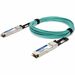 AddOn HP to Juniper Networks JNP-40G-AOC-5M Compatible TAA 40GBase-AOC QSFP+ to QSFP+ Active Optical Cable (850nm, MMF, 5m) - 16.40 ft Fiber Optic Network Cable for Network Device - First End: 1 x QSFP+ Network - Male - Second End: 1 x QSFP+ Network - Mal