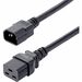 StarTech.com 6ft (1.8m) Heavy Duty Power Cord, C14 to C19, 15A 250V, 14AWG, PDU Power Cord, Server Power Cable, UL Listed - 6ft (1.8m) Heavy Duty Power Cord with IEC 60320 C14 to IEC 60320 C19 connectors; 250V at 15A; UL Listed; Wire: 100% Copper; Fire Ra