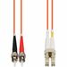 AddOn 5m ST to LC Orange OM1 Duplex OFNP (Plenum-Rated) TAA MMF Fiber Patch Cable - 16.41 ft Fiber Optic Network Cable for Network Device - First End: 2 x LC Network - Male - Second End: 2 x SC Network - Male - Patch Cable - Plenum, OFNP - Orange - 1 Piec