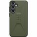 Urban Armor Gear Civilian Series Galaxy S24 Plus Case - For Samsung Galaxy S24+ Smartphone - Dynamic Hexagon Pattern - Olive Drab - Shock Absorbing, Drop Resistant, Scratch Resistant, Shock Resistant - Rugged