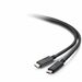 C2G 6.5ft (2m) USB-C Male to USB-C Male Cable (20V 3A) - USB 3.2 Gen 1 (5Gbps) - 6.50 ft USB-C Data Transfer Cable for Notebook, Tablet, Smartphone, USB Device - First End: 1 x USB 3.2 Type C - Male - Second End: 1 x USB 3.2 Type C - Male - 5 Gbit/s - VW-