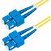 StarTech.com 1m (3.3ft) SC to SC (UPC) OS2 Single Mode Duplex Fiber Optic Cable, 9/125, 40G/100G, Low Insertion Loss, LSZH Jumper Cord - 3.3ft SC/SC-UPC OS2 Single Mode Fiber Cable supports 40G/100G networks and CWDM; 9/125µm core/cladding; 1260-162