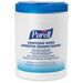PURELL® Hand Sanitizing Wipes 270 Count Eco-Fit Canister - 6" (152.40 mm) Width x 6.70" (170.18 mm) Length - 270/Canister - 6 / Case