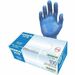 RONCO VE1B Examination Gloves - 3 mil (0.08 mm) Thickness - Allergy Protection - X-Large Size - Vinyl - Blue - Powder-free, Lightweight, Comfortable, Flexible, Latex-free, Disposable, Water Resistant - For Healthcare, Food, Beauty Salon, General Purpose, 