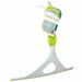 Conglom Squeegee - Rubber Blade - Long Lasting, Streak-free, Grip Handle - White, Green - 1Unit