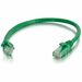 Quiktron 4ft Q-Series Cat6a Snagless (UTP) Ethernet Network Patch Cable, CM Rated - Green - 4 ft Category 6a Network Cable for Network Device - First End: 1 x RJ-45 Network - Male - Second End: 1 x RJ-45 Network - Male - Patch Cable - Gold Plated Connecto
