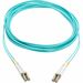 Eaton Tripp Lite Series 10Gb Duplex Multimode 50/125 OM3 OFNP Fiber Patch Cable (LC/LC) - Aqua, 6 m (19.7 ft.), TAA - 19.69 ft Fiber Optic Network Cable for Network Device, Vertical Cavity Surface Emitting Laser (VCSEL), LED, Switch, Patch Panel - First E