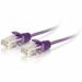Quiktron Q-Series 28 AWG CAT6 Patch Cable, Purple, 12 FT - 12 ft Category 6 Network Cable for Network Device - First End: 1 x RJ-45 Network - Male - Second End: 1 x RJ-45 Network - Male - Patch Cable - 28 AWG - Purple