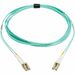 Eaton Tripp Lite Series 10Gb/40Gb/100Gb Duplex Multimode 50/125 OM4 LSZH Fiber Patch Cable (LC/LC), Aqua, 3M (9.8 ft.), TAA - 9.84 ft Fiber Optic Network Cable for Network Device, Vertical Cavity Surface Emitting Laser (VCSEL), LED - First End: 2 x LC Net