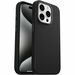 OtterBox iPhone 15 Pro Case Symmetry Series Cactus Leather - For Apple iPhone 15 Pro Smartphone - Noir Ash (Black) - Drop Resistant, Scratch Resistant, Stain Resistant - Cactus Leather, Polyurethane, Plastic - Wireless Charging Compatible - Retail