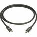Eaton Tripp Lite series USB4 40Gbps Cable (M/M) - USB-C, 8K 60 Hz, 240W PD Charging, Black, 1.2 m (4 ft.) - 3.94 ft USB4 Data Transfer Cable for Digital Text Reader, Chromebook, Computer, Notebook, Monitor, HDTV, Smartphone, Tablet, Gaming System, Gaming 