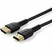 StarTech.com 4.9ft (1.5m) Premium Certified HDMI 2.0 Cable with Ethernet, High Speed UHD 4K 60Hz Monitor Cord, HDR10, Durable/Rugged, M/M - 4.9ft/1.5m Premium Certified HDMI 2.0 with Ethernet; 4K 60Hz 4096x2160p/UHD/HDR10/Ultra wide/32ch Audio; TPE Jacket