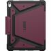 Urban Armor Gear Metropolis SE Rugged Carrying Case (Folio) for 13" Apple iPad Air 13 (2024) Tablet - Bordeaux - Shock Resistant, Drop Resistant, Impact Resistant, Scratch Resistant, Dent Resistant - Polyurethane Exterior Material - 11.5" Height x 8.8" Wi