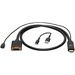 C2G 10ft HDMI to VGA Adapter Cable - Active HDMI to VGA Cable - 10 ft HDMI/Micro-USB/VGA Video/Power Cable for Video Device, Desktop Computer, Chromebook, Notebook, Monitor, Projector - First End: 1 x 15-pin HD-15 - Male - Second End: 1 x HDMI Type A Digi
