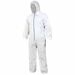 RONCO Disposable Coveralls with Hood - Recommended for: Workplace, Hospital, Food Processing, Industrial, Food Handling, Clinic, Cleaning, Painting, Manufacturing, Laboratory, Chemical, ... - Large - 25.98" (660 mm) Chest - 66.93" (1700 mm) Leg Length - D