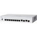 Cisco Business CBS350-8S-E-2G Ethernet Switch - 2 Ports - Manageable - Gigabit Ethernet - 1000Base-T, 1000Base-X - 3 Layer Supported - Modular - 10 SFP Slots - 11.90 W Power Consumption - Optical Fiber, Twisted Pair