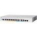 Cisco Business CBS350-8MGP-2X Ethernet Switch - 10 Ports - Manageable - 2.5 Gigabit Ethernet, Gigabit Ethernet - 1000Base-T, 1000Base-X, 2.5GBase-T - 3 Layer Supported - Modular - 31.30 W Power Consumption - 124 W PoE Budget - Optical Fiber, Twisted Pair 