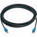 Eaton Tripp Lite Series DisplayPort Cable with Latching Connectors (M/M), 8K 60 Hz, HDR, HBR3, 4:4:4, HDCP 2.2, 15 ft. (4.6 m), Black - 15 ft DisplayPort A/V Cable for Display, Audio/Video Device, Home Theater System, Blu-ray Player, Gaming Console, Telev