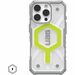 Urban Armor Gear Pathfinder Clear iPhone 16 Pro Case - For Apple iPhone 16 Pro Smartphone - Hex Pattern - Active Neon - Drop Resistant, Impact Resistant, Shock Resistant, Impact Absorbing - Thermoplastic Polyurethane (TPU) - 6.3" Maximum Screen Size Suppo