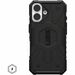 Urban Armor Gear Pathfinder iPhone 16 Case - For Apple iPhone 16 Smartphone - Hex Pattern - Black - Impact Resistant, Drop Resistant, Shock Resistant, Impact Absorbing, Shock Absorbing - Thermoplastic Polyurethane (TPU) - Wireless Charging Compatible - Ru