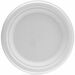 vicbay Plate 7 IN Plant Fiber Round 1000/Case - 1000 Pieces - 7" (177.80 mm) Diameter - White - Fiber, Bagasse, Sugarcane Body - Round - 125 / Pack