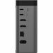 Belkin 11-in-1 Triple Display USB-C Docking Station - 10 Gbps - 1xUSB-A, 4xUSB-C, 2xHDMI, 1xEthernet, 1x3.5mm Audio, 1xSD, 1xMicro SD - w/ USB-C Cable - Grey - for Monitor - Charging Capability - 150 W - USB Type C - 3 Displays Supported - 4K @ 60Hz, 8K @