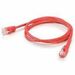 Quiktron Q-Series Patch Cords, CAT6, Non-Booted, Red, 12 FT - 12 ft Category 6 Network Cable for Network Device - First End: 1 x RJ-45 Network - Male - Second End: 1 x RJ-45 Network - Male - Patch Cable - Gold Plated Connector - CM - 24 AWG - Red