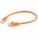 Quiktron Q-Series Patch Cords, CAT6, Non-Booted, Orange, 7 FT - 7 ft Category 6 Network Cable for Network Device - First End: 1 x RJ-45 Network - Male - Second End: 1 x RJ-45 Network - Male - Patch Cable - Gold Plated Connector - CM - 24 AWG - Orange