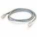 Quiktron Q-Series Patch Cords, CAT6, Non-Booted, Gray, 35 FT - 35 ft Category 6 Network Cable for Network Device - First End: 1 x RJ-45 Network - Male - Second End: 1 x RJ-45 Network - Male - Patch Cable - Gold Plated Connector - CM - 24 AWG - Gray