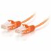 Quiktron Q-Series 28 AWG CAT6 Patch Cable, Orange, 6 FT - 6 ft Category 6 Network Cable for Network Device - First End: 1 x RJ-45 Network - Male - Second End: 1 x RJ-45 Network - Male - Patch Cable - 28 AWG - Orange