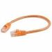 Quiktron Q-Series Patch Cords, CAT6, Non-Booted, Orange, 4 FT - 4 ft Category 6 Network Cable for Network Device - First End: 1 x RJ-45 Network - Male - Second End: 1 x RJ-45 Network - Male - Patch Cable - Gold Plated Connector - CM - 24 AWG - Orange