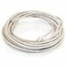Quiktron Q-Series Patch Cords, CAT6, Non-Booted, White, 100 FT - 100 ft Category 6 Network Cable for Network Device - First End: 1 x RJ-45 Network - Male - Second End: 1 x RJ-45 Network - Male - Patch Cable - Gold Plated Connector - CM - 24 AWG - White