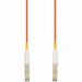 AddOn 0.5m LC to LC Orange OM1 Simplex OFNR (Riser-Rated) MMF Fiber Patch Cable - 1.64 ft Fiber Optic Network Cable for Network Device - First End: 1 x LC Network - Male - Second End: 1 x LC Network - Male - 10 Gbit/s - Patch Cable - Riser - 62.5/125 &mic