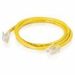 Quiktron Q-Series Patch Cords, Cat5e, Non-Booted, Yellow, 20 ft - 20 ft Category 5e Network Cable for Network Device - First End: 1 x RJ-45 Network - Male - Second End: 1 x RJ-45 Network - Male - Patch Cable - Gold Plated Connector - CM - 24 AWG - Yellow