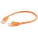 Quiktron Q-Series Patch Cords, CAT6, Non-Booted, Orange, 3 FT - 3 ft Category 6 Network Cable for Network Device - First End: 1 x RJ-45 Network - Male - Second End: 1 x RJ-45 Network - Male - Patch Cable - Gold Plated Connector - CM - 24 AWG - Orange