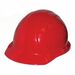 Dentec Safety Cap - Recommended for: Head - Standard - High-density Polyethylene (HDPE), Woven Nylon, Nylon - Red - Slide Lock, Comfortable, Adjustable Band, Lightweight, Low Profile, Washable, Cushioned Brow Pad, Cushioned - 1 Each