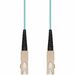 AddOn 2m SC to SC Aqua OM4 Simplex OFNP (Plenum-Rated) Fiber Patch Cable - 6.56 ft Fiber Optic Network Cable for Network Device - First End: SC Network - Male - Second End: SC Network - Male - Patch Cable - Plenum, OFNP - Aqua - 1 Piece
