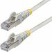 StarTech.com 50ft Gray CAT6a Ethernet Cable, Snagless RJ45, 10G, 100W PoE, S/FTP, LSZH, 27AWG Pure Copper, 500MHz, Shielded Network Cord - Snagless S/FTP Cat6a cable supports 10Gbps and 500MHz; Ideal for 10GBASE-T networks/switches; Low Near-End Crosstalk