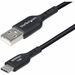 StarTech.com 3ft (91cm) USB-A to USB-C Charging Cable, Charge & Sync, 3A, USB 2.0, TPE Jacket - Black USB Charging Cord - USB-A to USB-C Charging Cable supports 15W/3A Fast Charge and 480Mbps; Connect to a USB-A charger/power bank/hub; Works w/portable US