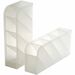 Officemate Pen/Pencil Holder - Horizontal/Vertical - Polypropylene - Translucent White - Durable, Sturdy, Water Proof, Fade Resistant, Easy to Clean