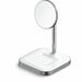 Satechi Aluminum 2-in-1 Magnetic Wireless Charging Stand - For iPhone, AirPod - Input connectors: USB - Magnetic, LED Indicator, Non-slip Base, Adjustable Angle