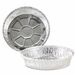 Chef Elite Round Aluminum Containers - 8" dia. - 30 Gauge - Food - 8" (203.20 mm) Diameter - Aluminum Body - Round - 125 / Pack